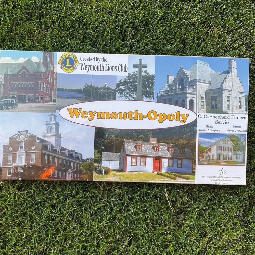 Weymouth Lions Club Weymouth-Opoly Landmarks & Properties Board game New Sealed